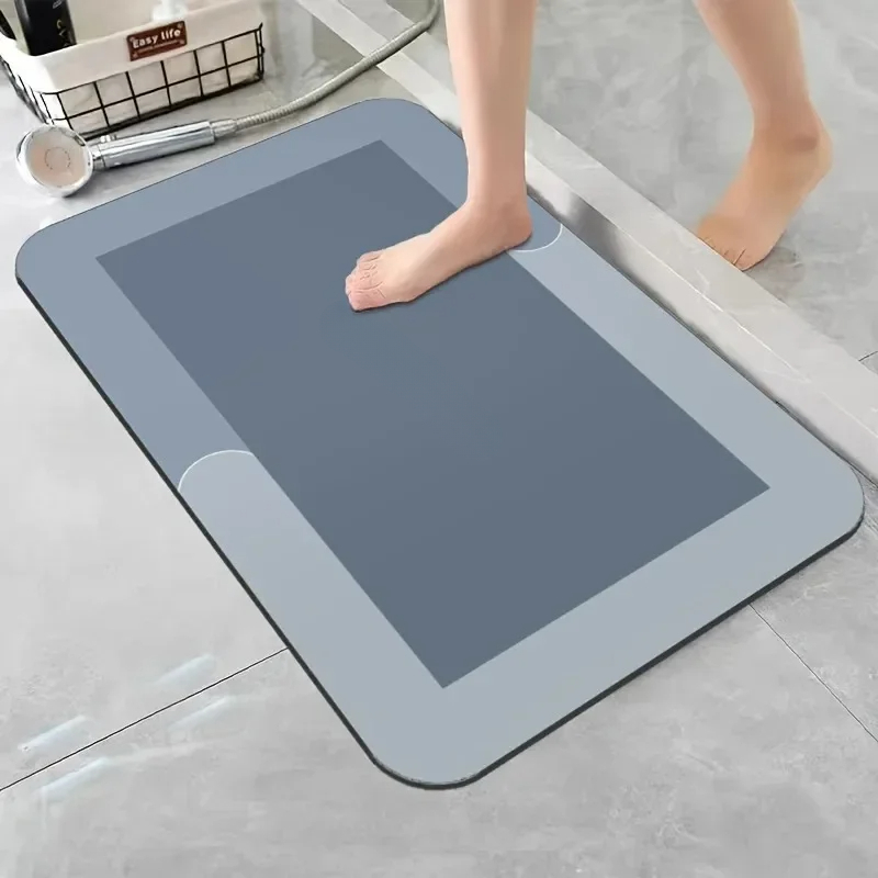 Bamboo Bath Mat - Tappetino da Bagno in Terra Diatomacea,
