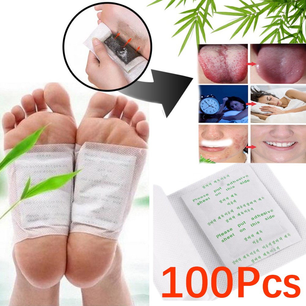 Detox Foot Patch - 100 Pz/lotto Detox Piede Patch Cuscinetti