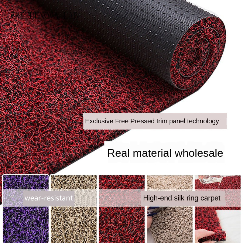 Bamboo Bath Mat - Tappetino Antiscivolo per Porta in PVC,